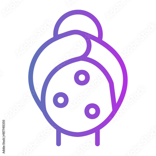 pimples Line Gradient Icon