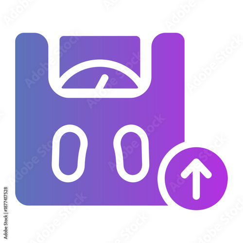 weight loss Line Gradient Icon