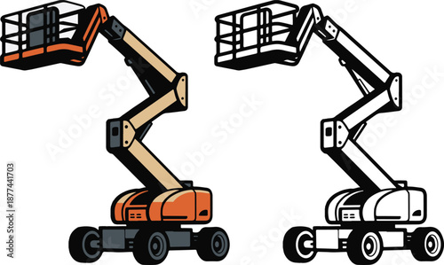 Boom lift icon