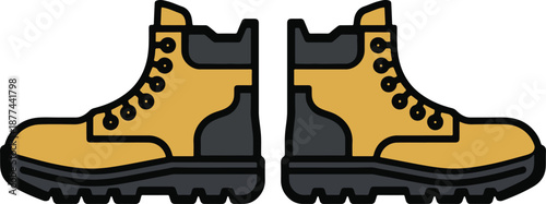 Safety boots icon