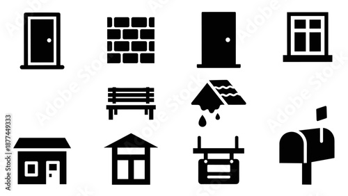 Essential home silhouettes: doors, windows, and more for modern design