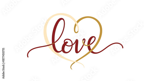 Heartfelt love illustration