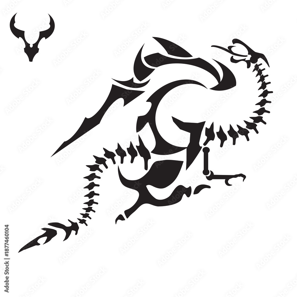 Obraz premium bone dragoon 001.eps