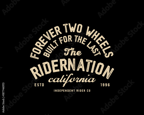 Motorcycle racing badges club emblems tshirt design Retro Racing Typography Graphics