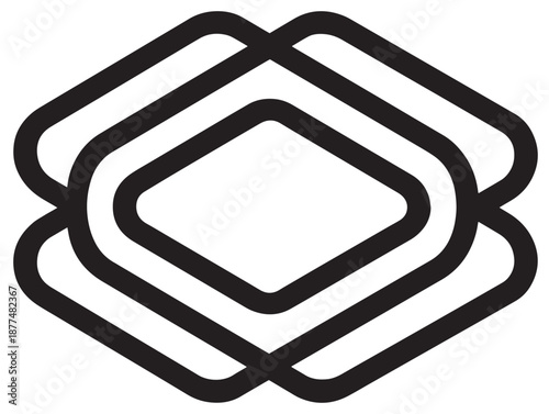 Simple Print Icon With Clean Professional Line Art Style  