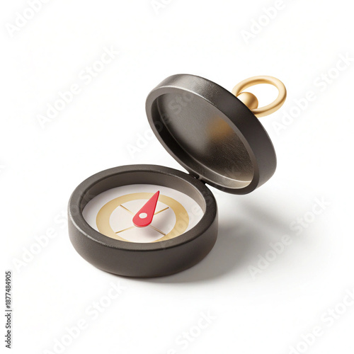 compass icon cartoon