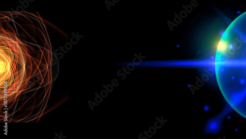 Simple abstract design language inspired by modern clarity and balance