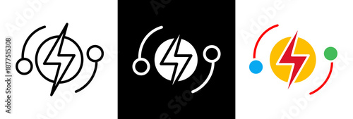 Electrical triple icon