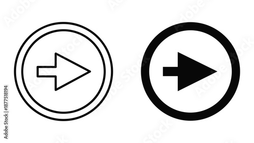 Simple black arrows pointing left and right in circle