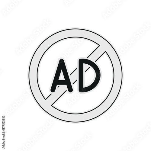 AD Blocker Sticker