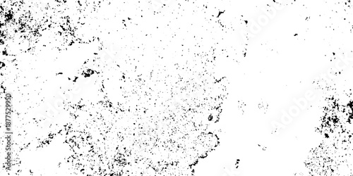 Grunge vintage white and black vector wall distressed dirty noise rust cracked pain background. messy dusty chalk splat dirt rusty noise overlay concrete wall texture background.