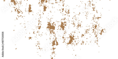 Aged brown paper texture with abstract grunge patterns of rusty metal and ink splash on a dirty weathered surface