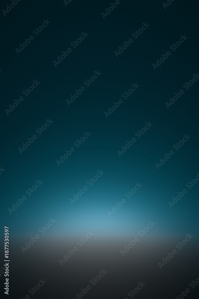 Fototapeta premium Abstract backdrop blue background. Minimal empty space. 3D rendering illustration
