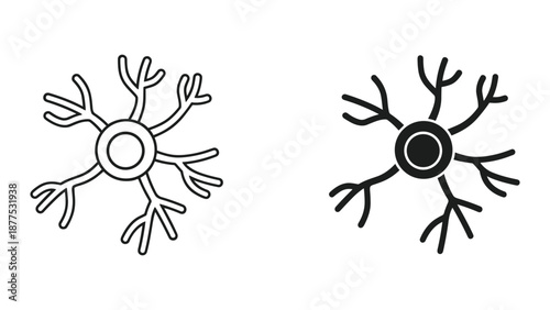 Neuron Illustration Vector Graphics
