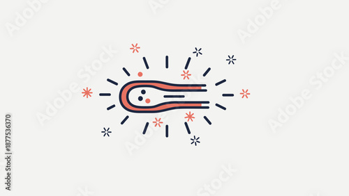 A stylized illustration of a bowling pin.