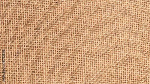 Close-up fragment of a brown burlap sack texture. canvas bag empty space for text.
