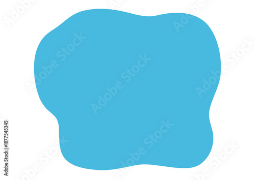 ふわふわした曲線のフレーム