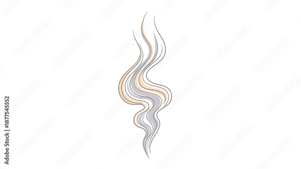 Fototapeta premium Smoke swirling in abstract motion.