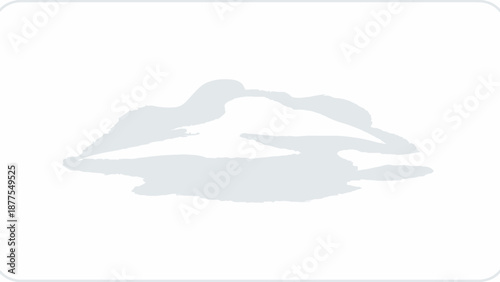 a gray cloud on a white background.