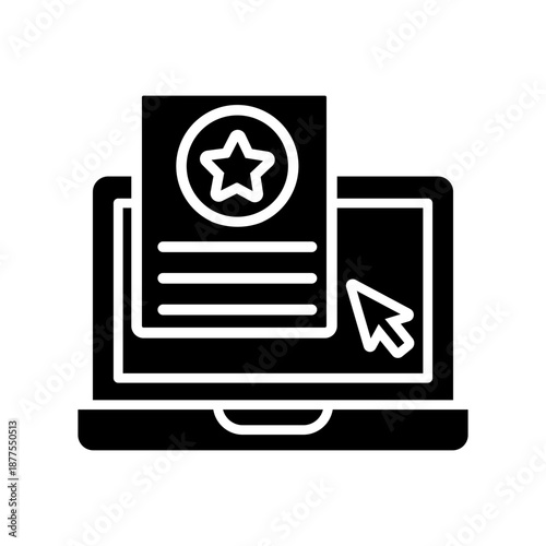 Reward vector icon. premium Illustration sign.  prize symbol. trophy logo.