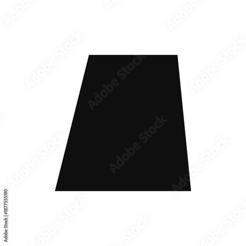Abstract Trapezoid Flat Icon