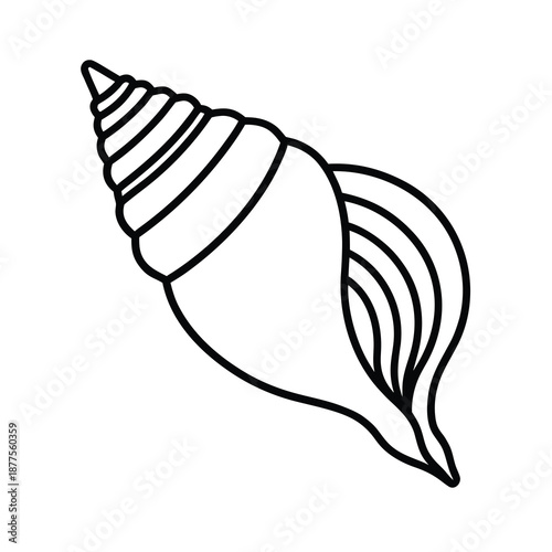 sacred conch shankha icon