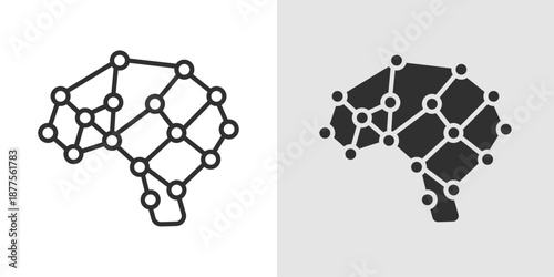 Neural Pathways Icon representing brain connectivity, neural networks, and cognitive processes.