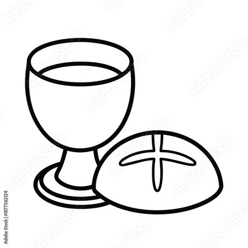 communion bread icon
