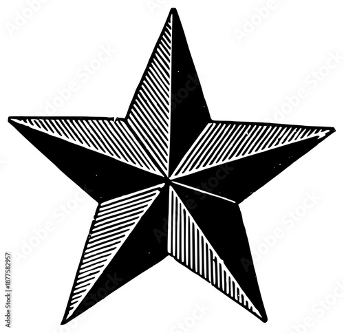 Vintage Star Illustrations in Engraved Celestial Style