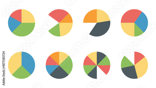 A set of colorful 3d vector buttons shaped like Easter eggs serves as a creative business icon for marketing reports and financial data presentation growth diagrams