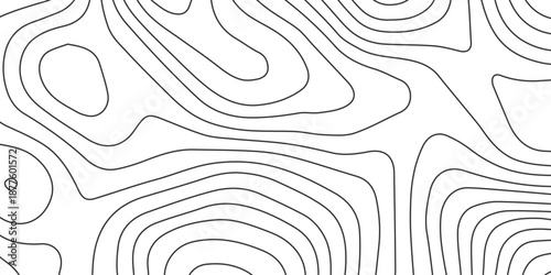 Abstract vector background featuring a black and white 3d tunnel design with spiral wave patterns and perspective line art illustration