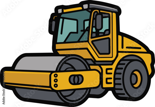 unique Road roller icon