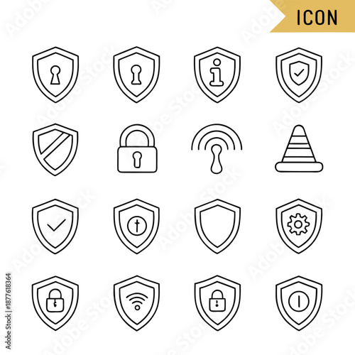 Guard and Shield Protection Icons