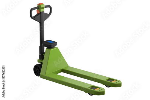 Green Electric Pallet Jack green pallet jack isolated isolated on a transparent background