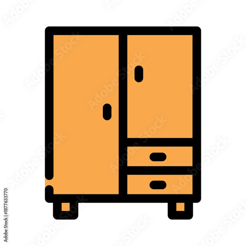 Cabinet icon design template