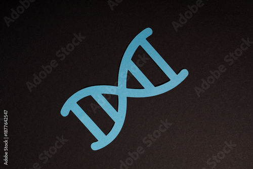 Abstract image of a DNA str...