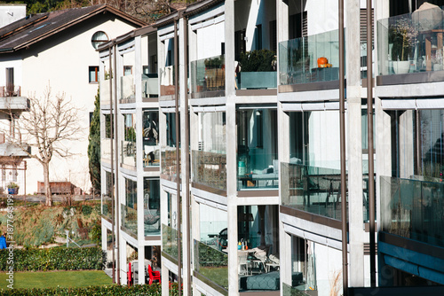Architectural exterior deta...