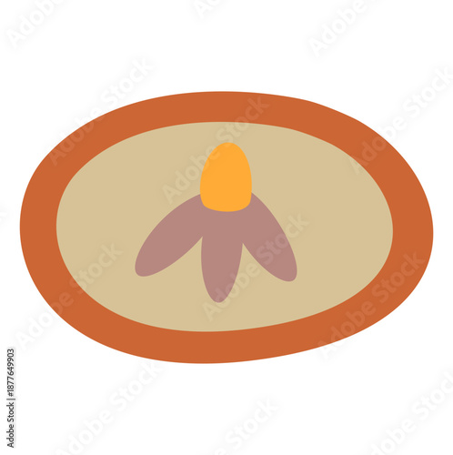 Simple Flat Style Collection of Vintage and Antique Items Icon Set