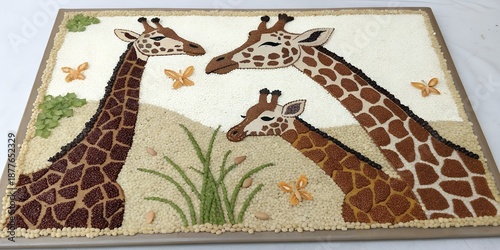 giraffe in zoo