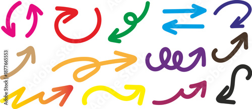 Hand drawn doodle black and white collection set of various speech bubble outlines and comic burst shapes vector