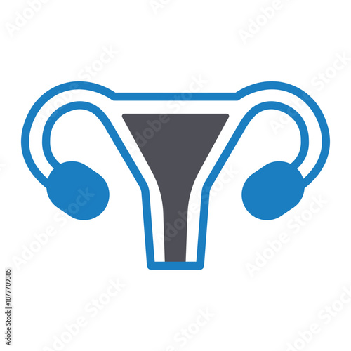 Female Anatomy Vector Icon which can easily modify or edit