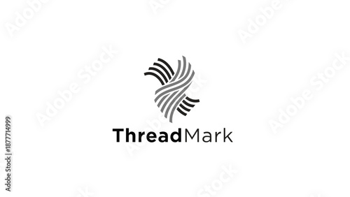 ThreadMark Logo Design Element Close Up.