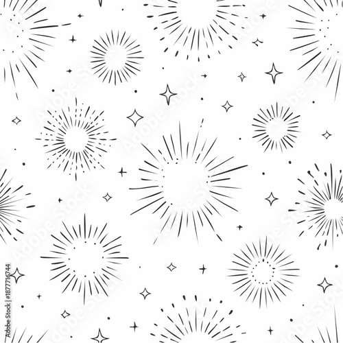 Dynamic Energy Pattern with Stars, Diamonds, and Circles