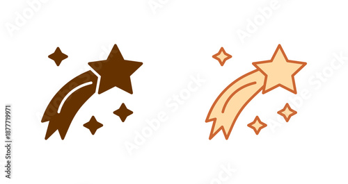 Shooting Star Icon Design
