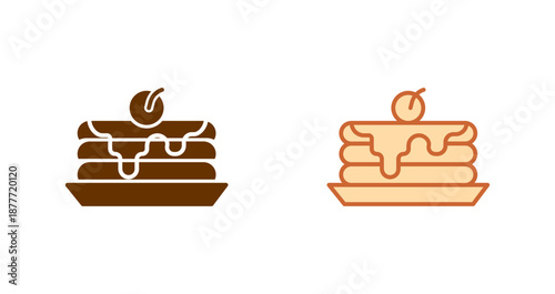 Pancakes Icon Design