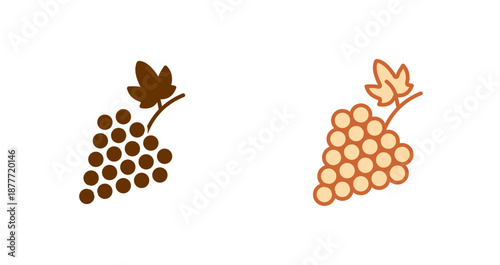 Grapes Icon Design