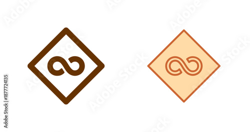 Infinity Sign Icon Design