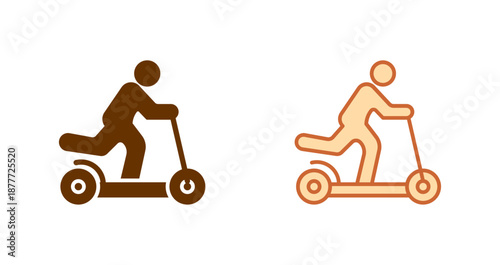 Kick Scooter Icon Design