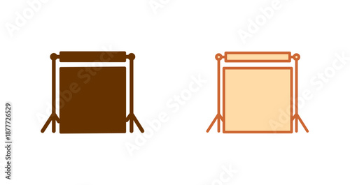 Photography Backdrops Icon Design