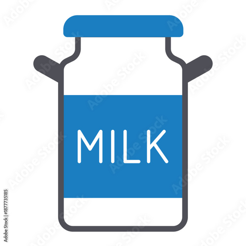 Milk Vector Icon which can easily modify or edit
